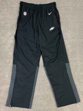 Philadelphia Eagles Nike Dri-Fit On Field Track Pants Men's XL Black
